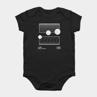 Low  / Minimalist Graphic Fan Artwork Design Baby Bodysuit